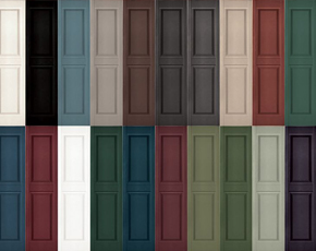 Ply Gem Shutter Color Chart